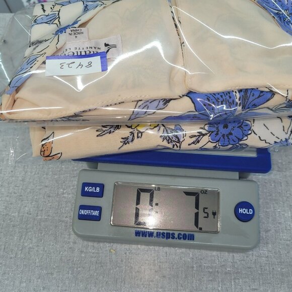 Nanette Lepore Dress Womens 4 Pink Floral Print Bella Donna‎ Ruffle Bell Sleeve - Picture 12 of 12